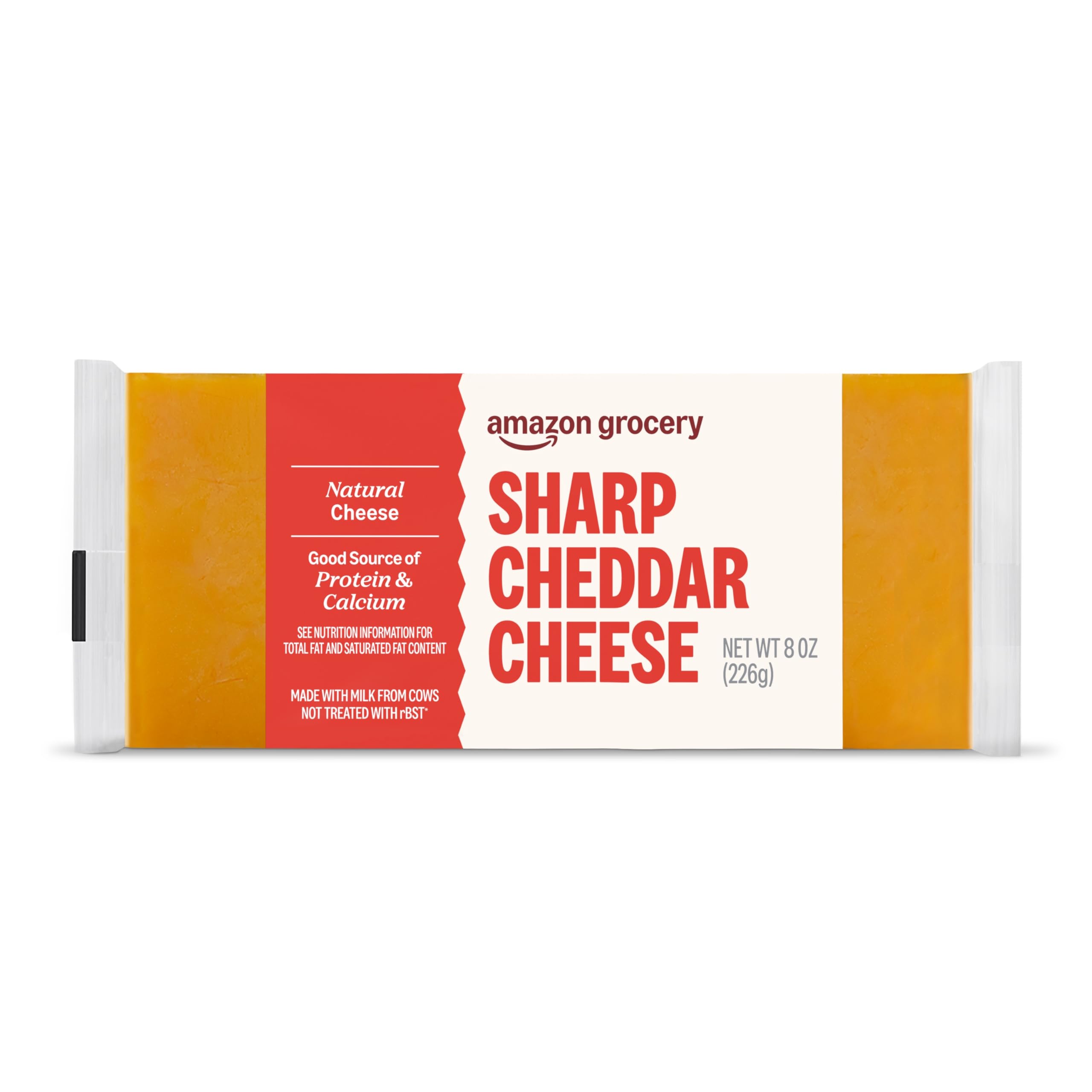 Amazon.com: Amazon Grocery, Sharp Cheddar Cheese, 8 Oz