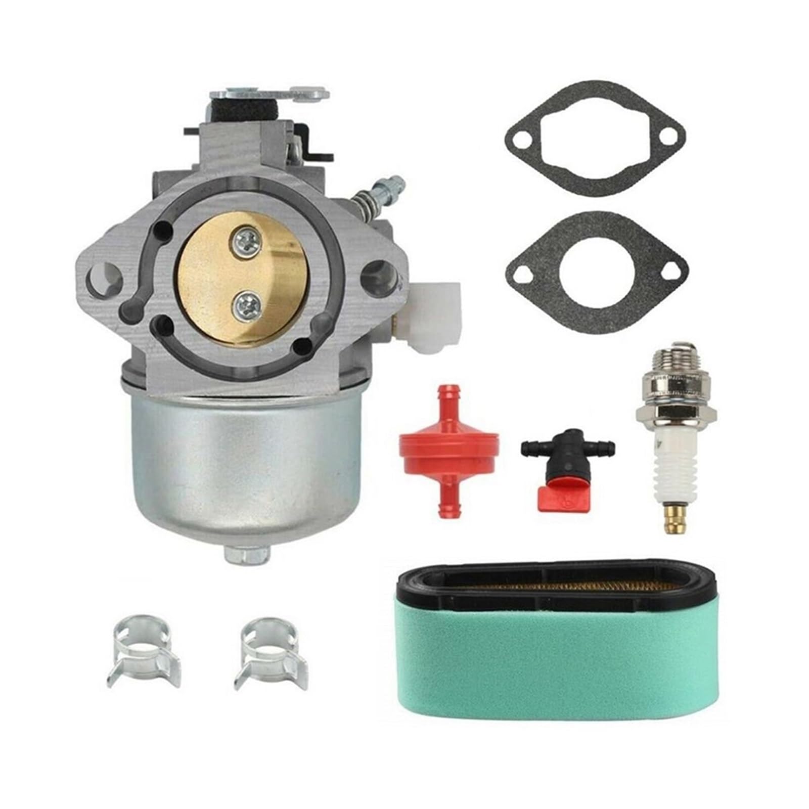 para Briggs Stratton 283702 283707 284702 Motores de cortacésped 699831 carburador con Kit Filtro Aire