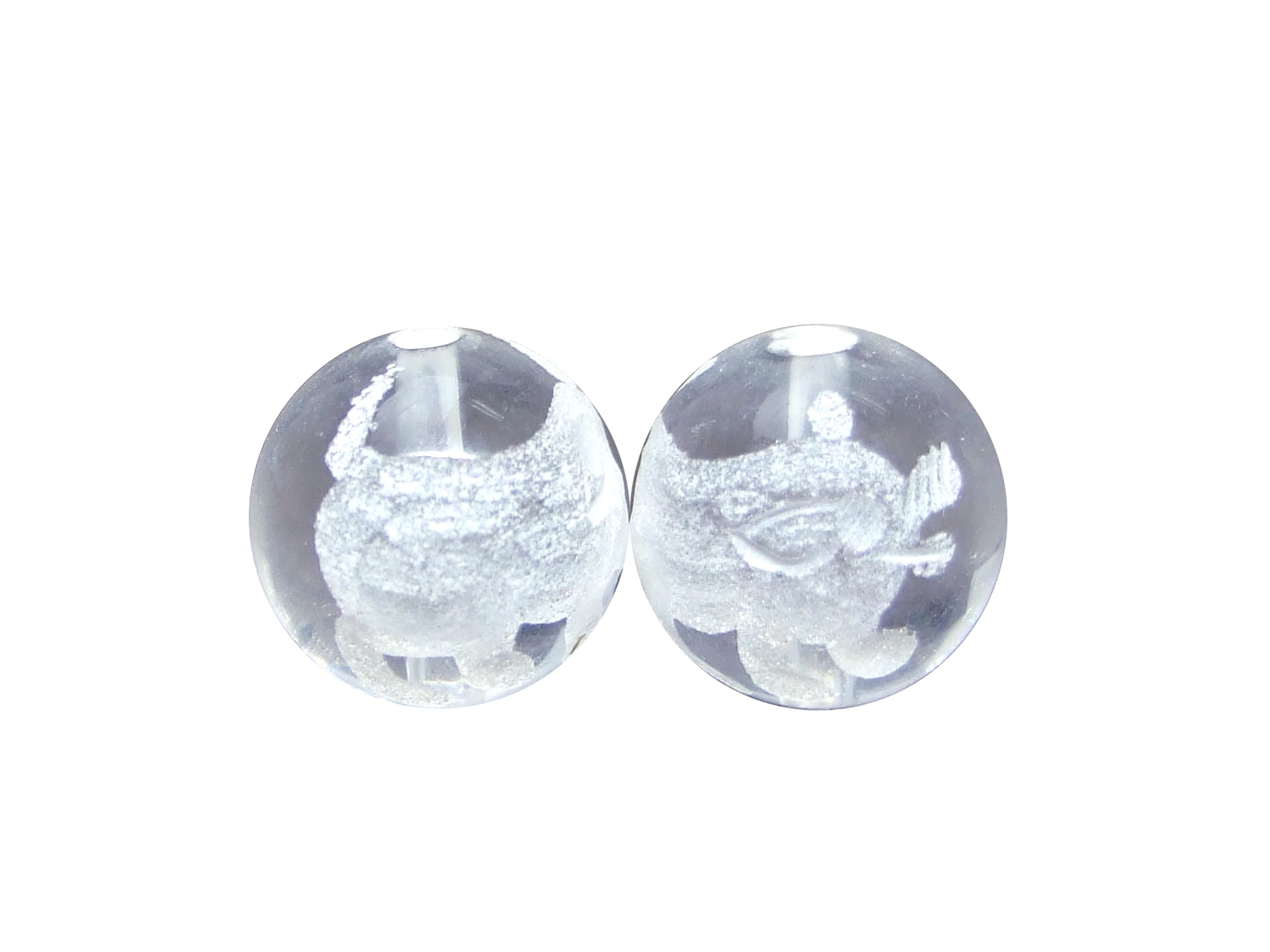 Amazon | 【hinryo】1粒売り A 干支 十二支彫 12mm 水晶