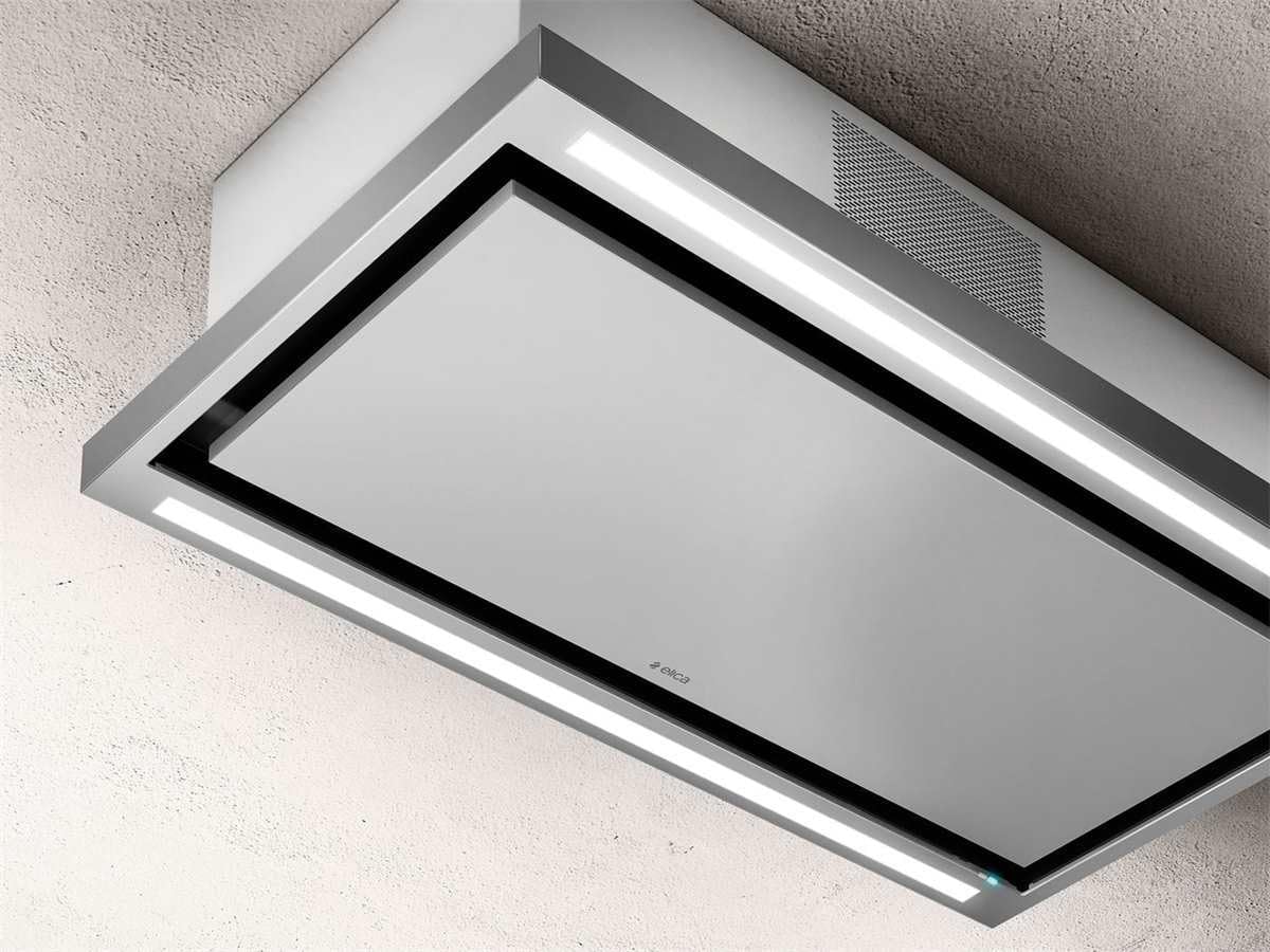 Elica Cloud 7 - Cappa aspirante a soffitto, 90 cm, in acciaio INOX