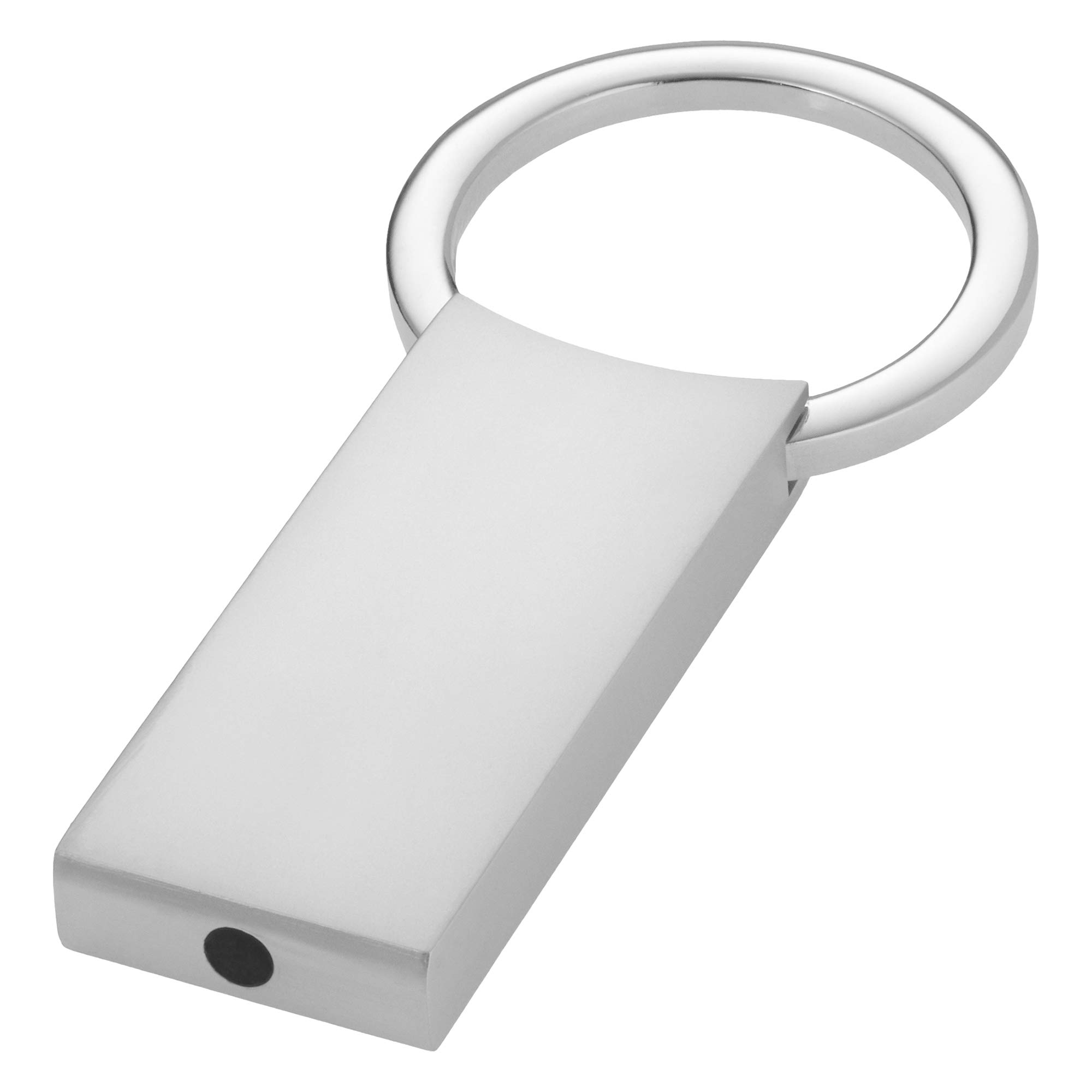 Bullet - Omar Rectangular Key Chain - Silver