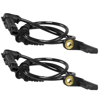 2 x 2035400417 ABS Wheel Speed Sensor Front Left/Right Fits Mercedes 2001-2011 C230 C240 C280 C32 AMG C320 C350 C55 AMG CLK320 CLK350 CLK500 CLK55 AMG CLK550 CLK63 AMG SLK280 SLK300 SLK350 SLK55 AMG