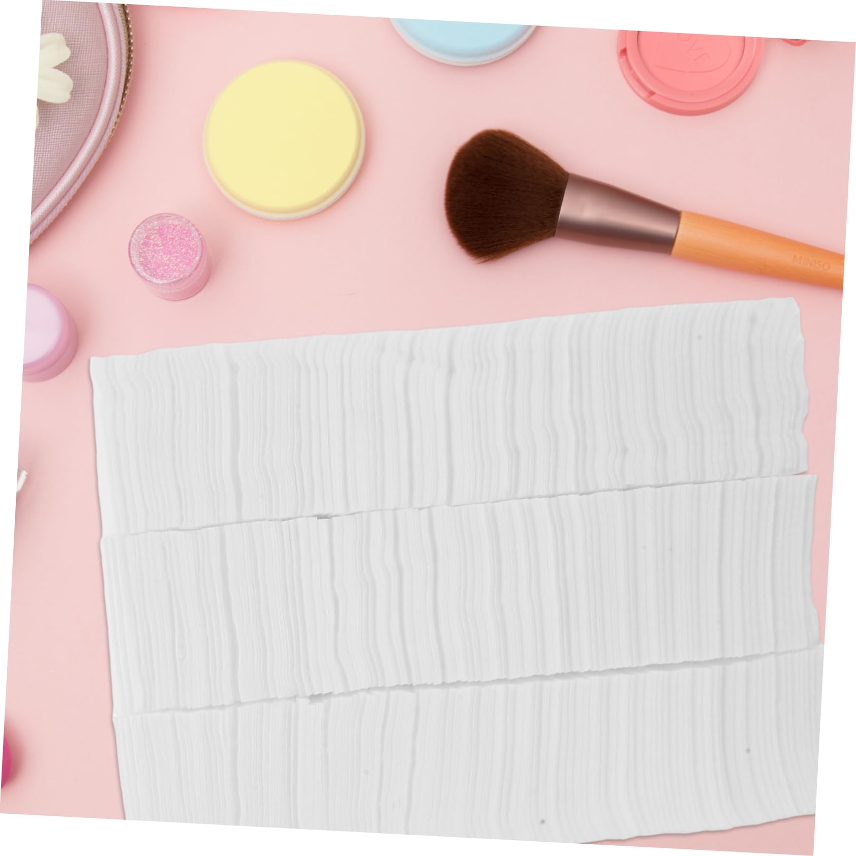 2000 Piezas Unidades Almohadillas de Algodón Dobles y Gruesas para Desmaquillar Toallitas Faciales Resistentes y Duraderas para Limpieza y Eliminación de Maquillaje