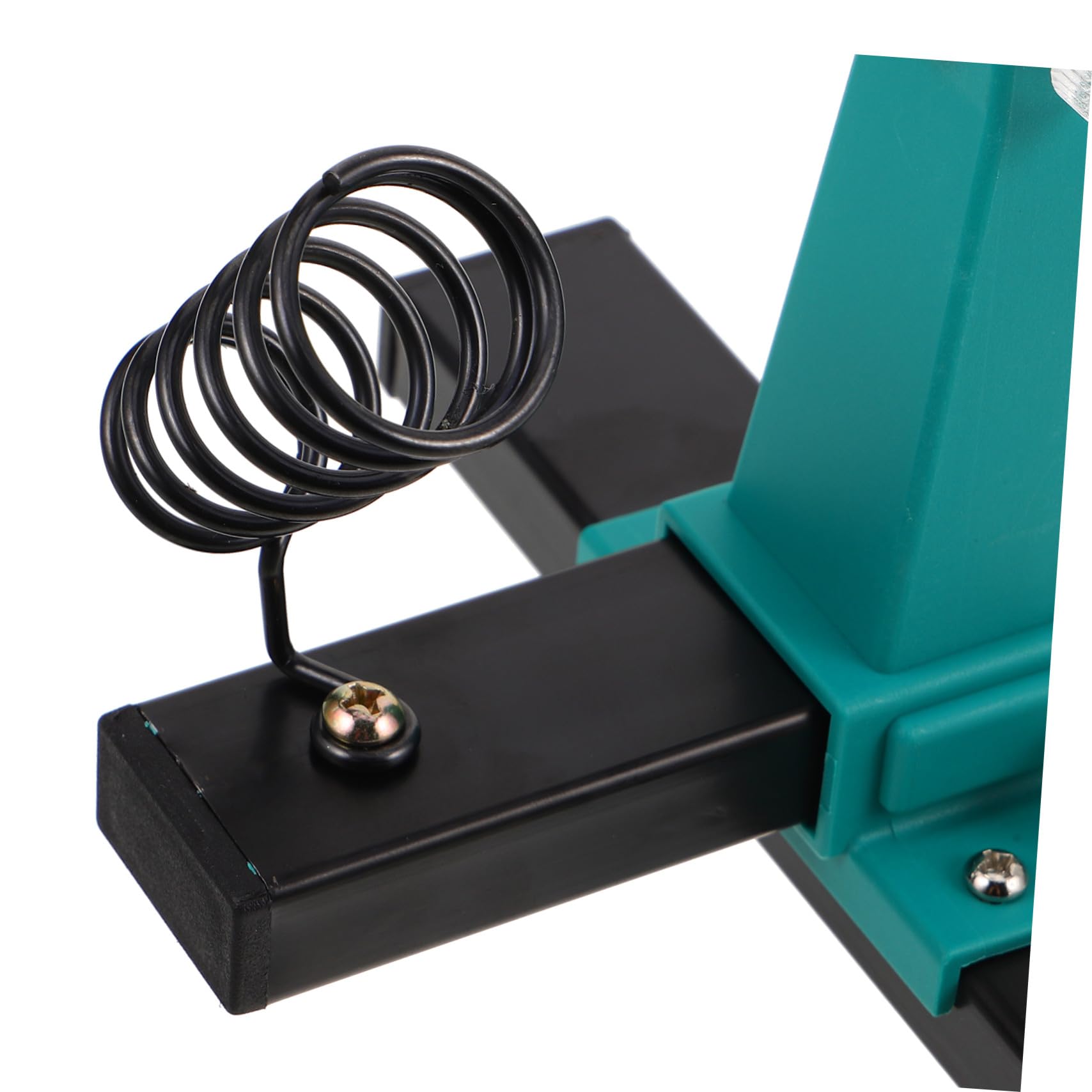 Supporto Pcb Rotante con Base e Porta Saldatore Nero | Supporto per Schede, Metallo e Plastica, Posizionamento Rapido, per Riparazioni Fai-da-te e Laboratori Professionali