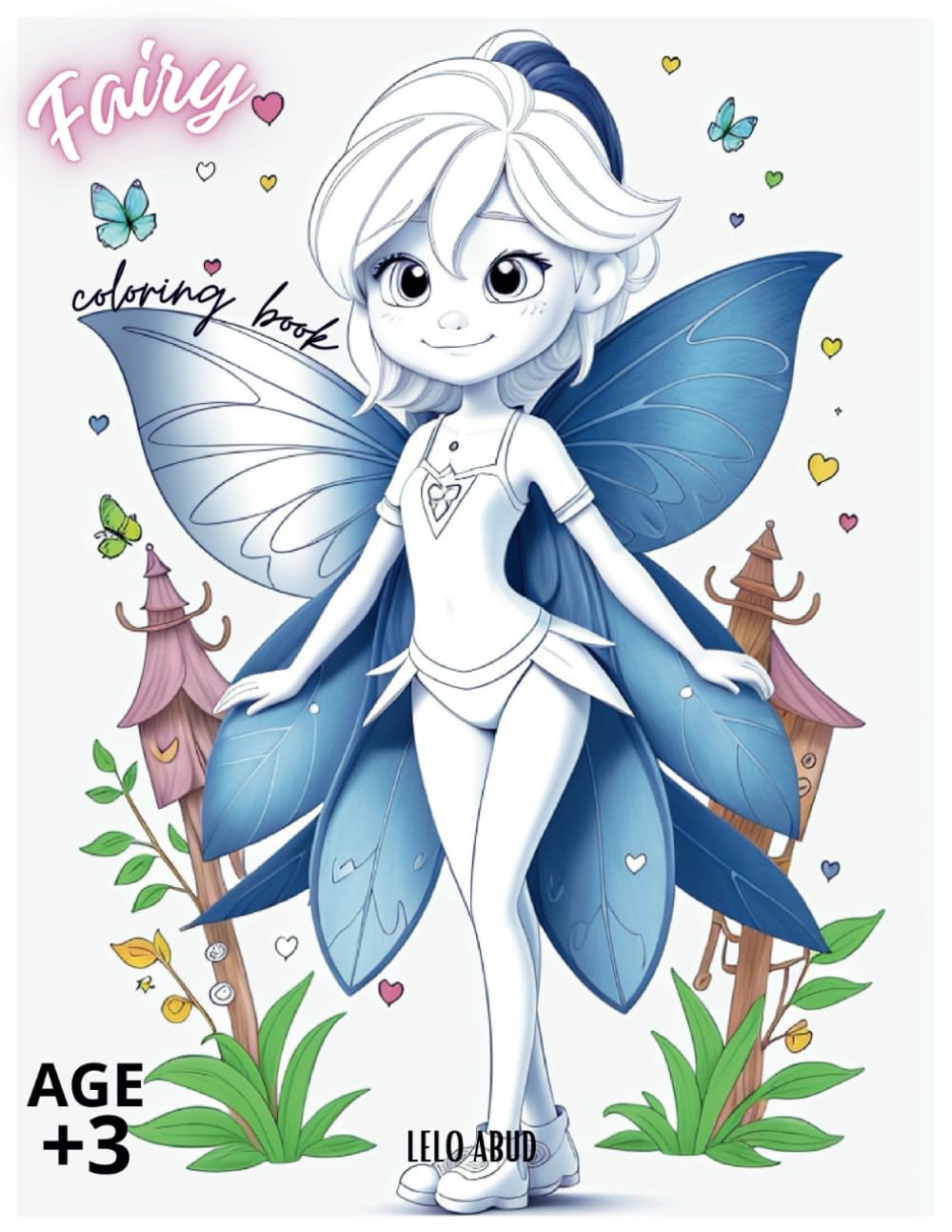 Fairy to color: coloring book