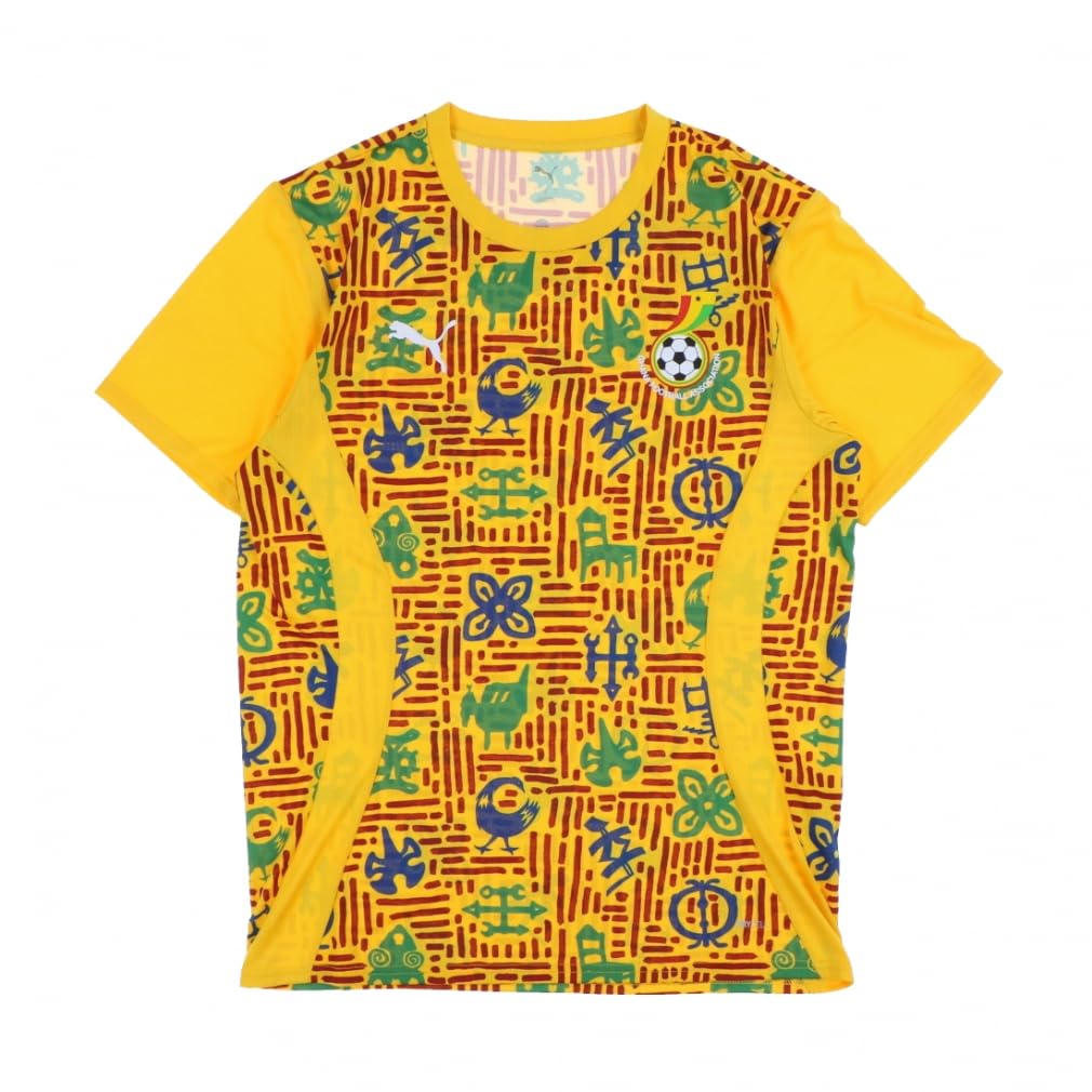 Puma GFA PM SS Shirt, Men's Soccer / Futsal License Shirt, yellow, L