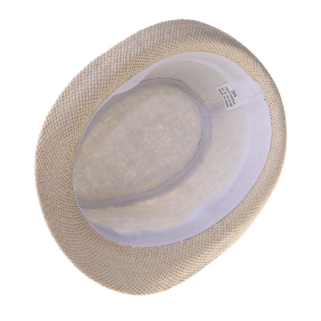 Enfants Enfants été Plage Chapeau de Paille Jazz Panama Trilby Fedora Chapeau Gangster Casquette extérieur Respirant Chapeaux Filles garçons Chapeau de Soleil