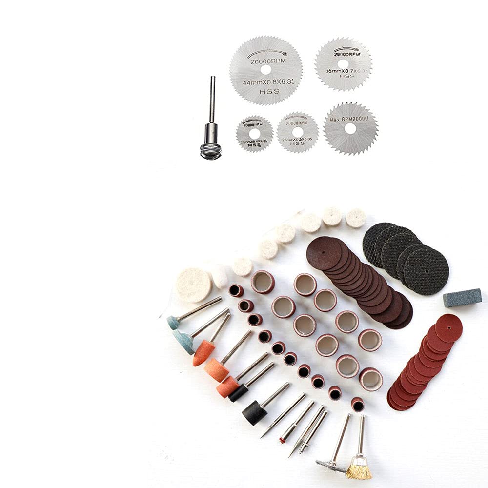 105Pcs and 6pcs Driemel Style Accessories Abrasive Tools Wood Metal Engraving Electric Rotary Tool Accessory for Drimel Bit Set (111, Pcs Suitable for Grinding/Cutting/polishing) (B09C3R8QLL) Amazon Price History, Amazon Price Tracker
