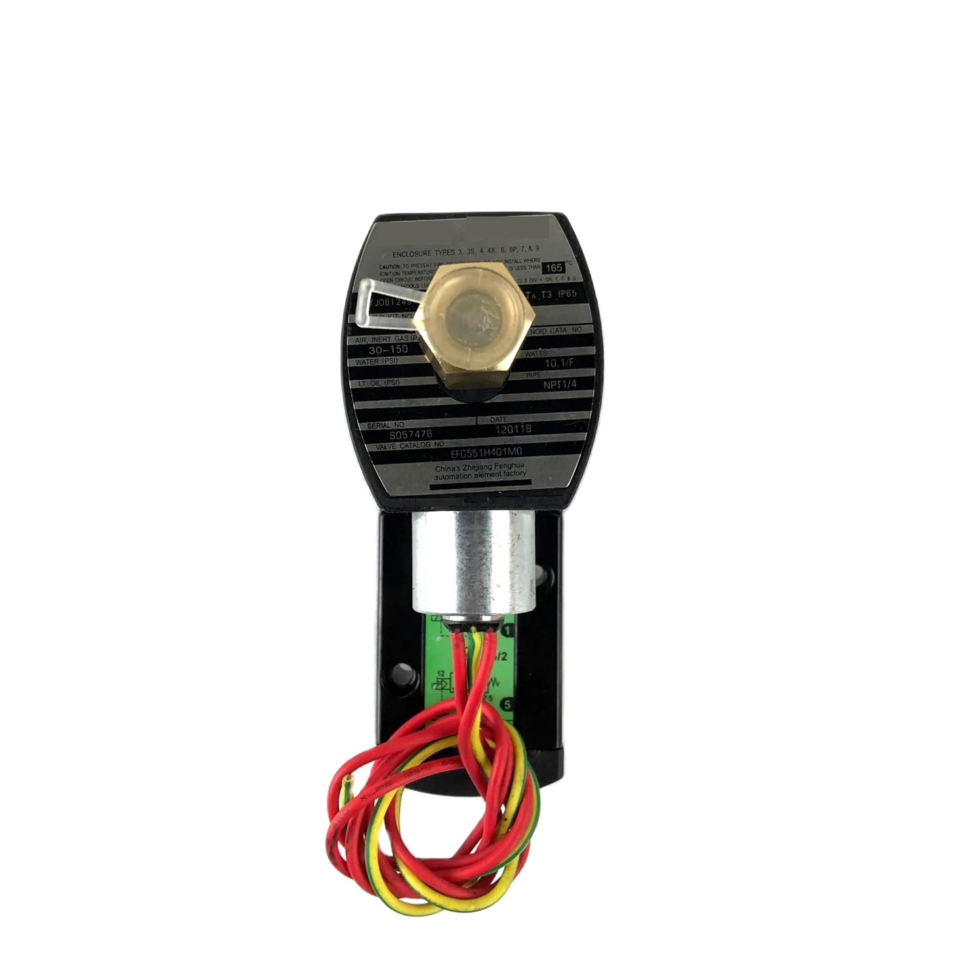 QRUYHBAJU EF551H401MO G1/4 Solenoid Valve Single Solenoid(AC220V)