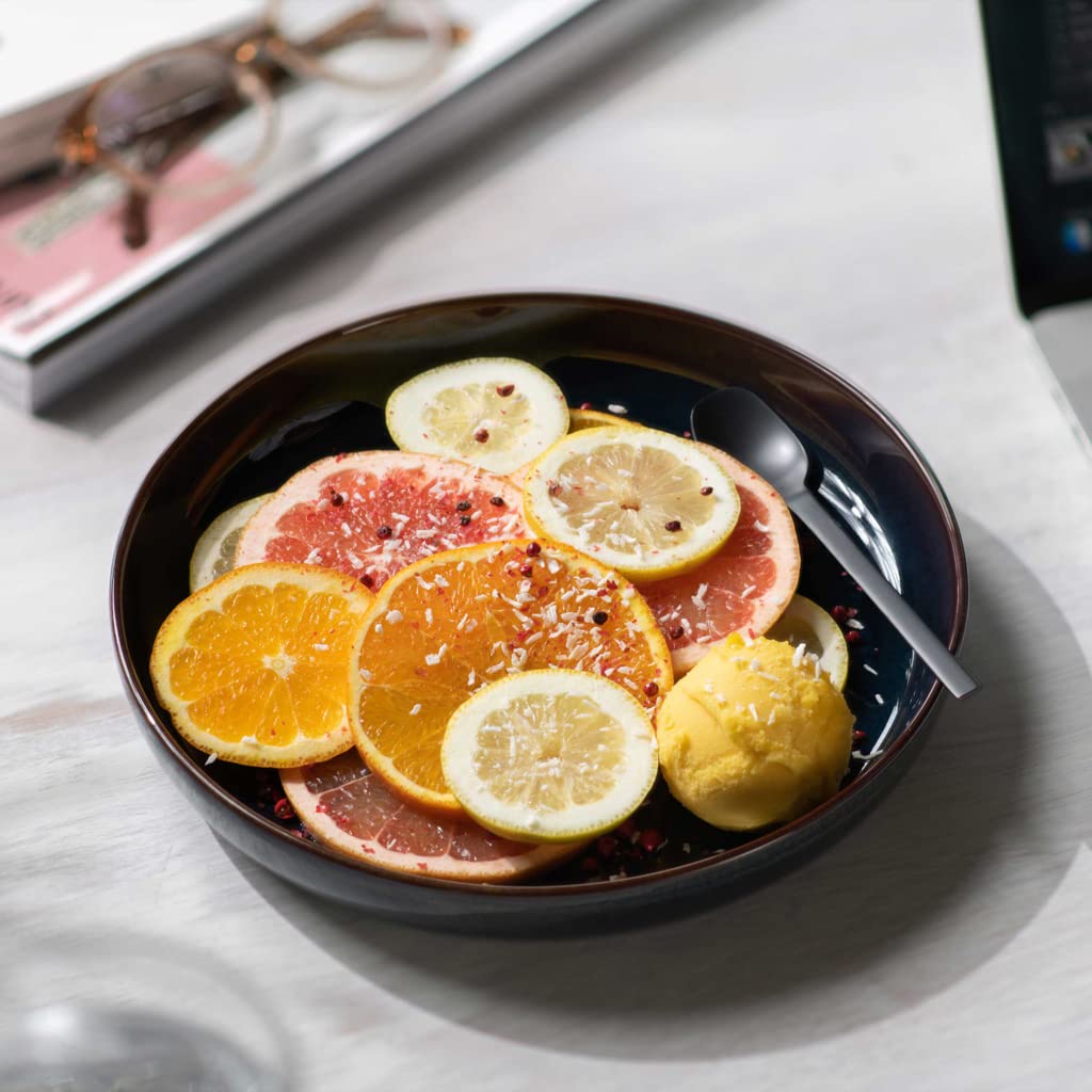 like by Villeroy & Boch - Crafted Denim, 4-częściowy zestaw stołowy, porcelana premium, turkusowy