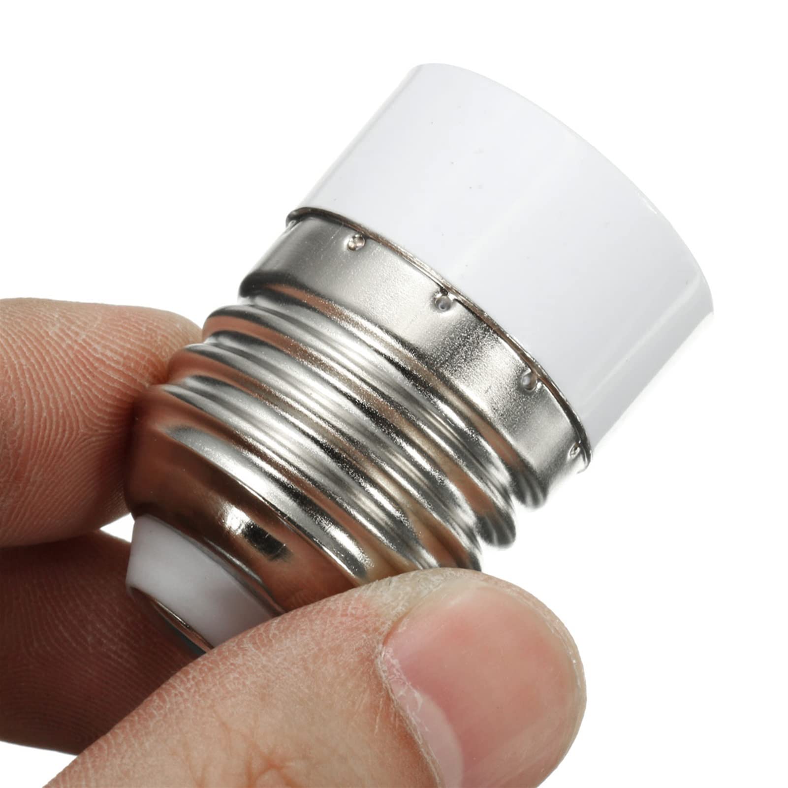 adattatore per prese luminose Convertitore portalampada da E27 a E14 in materiale PC+rame, 5 pezzi, adattatore for base lampadina, attacco a vite