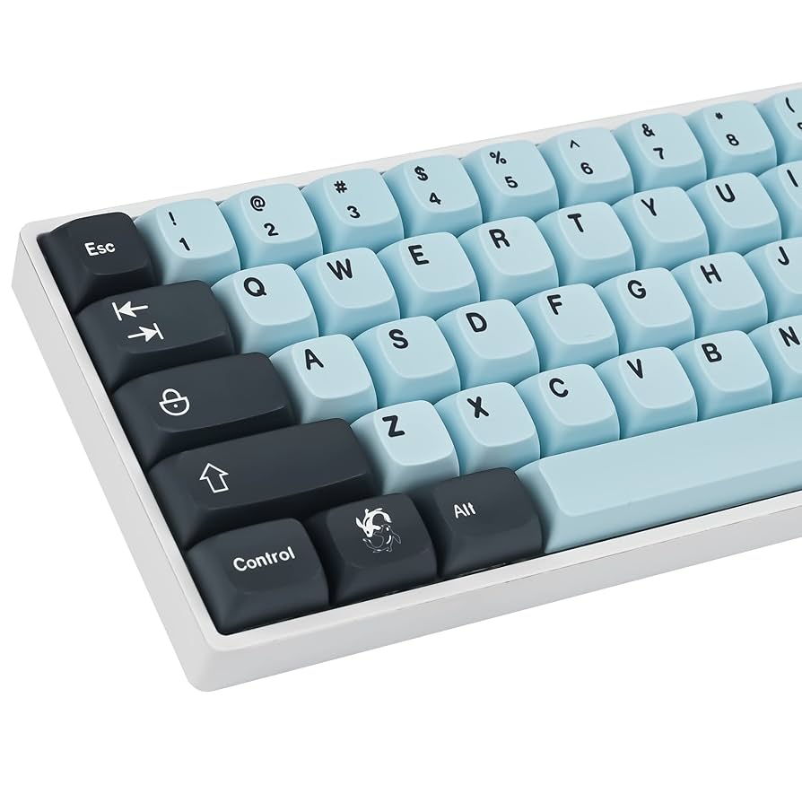 PC周辺機器 PBT keycaps BlueBird Amazon.com: SbocKeeb Blue PBT Keycaps Set, 84 Keys, XDA