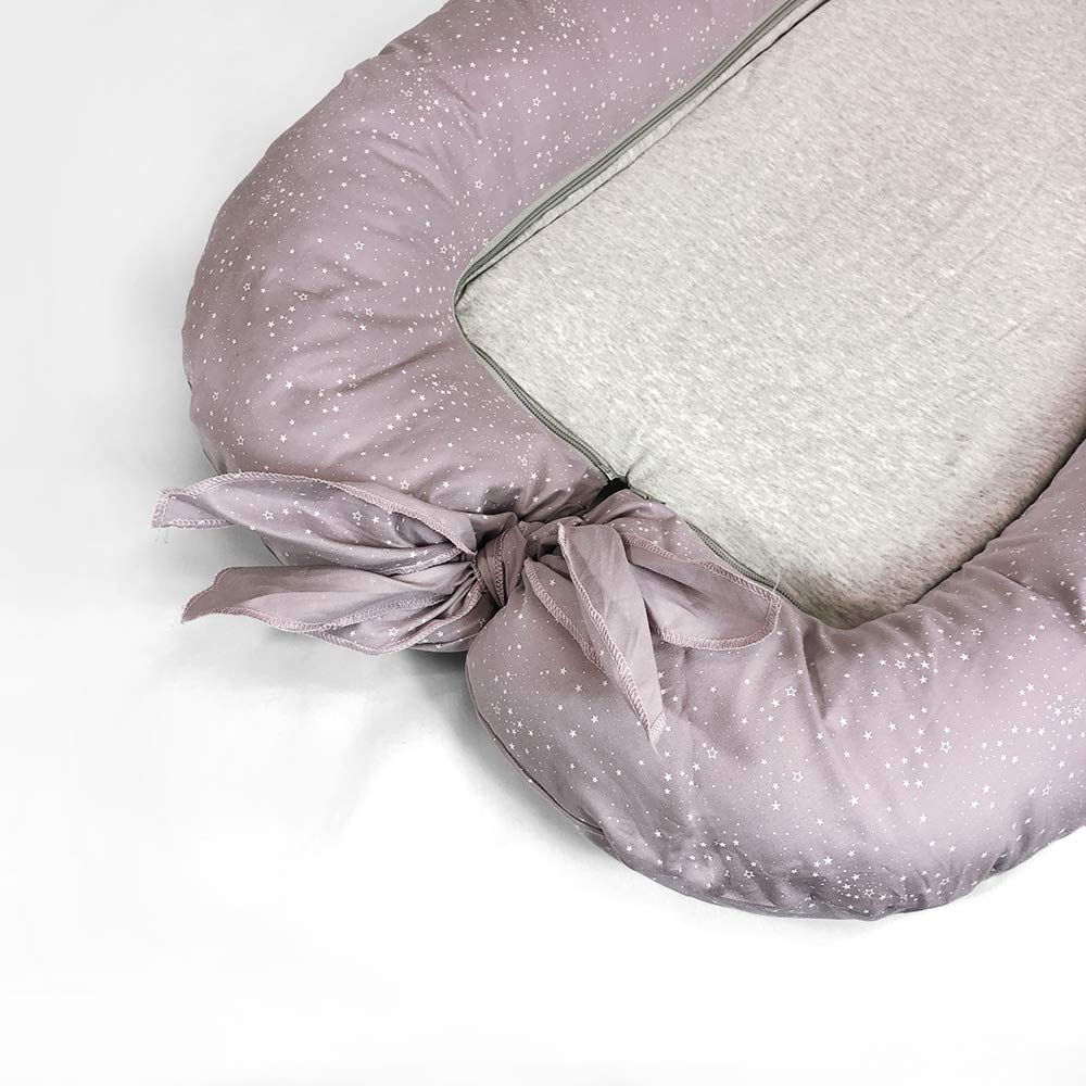 Babynest Reductor de Cuna Malva Star