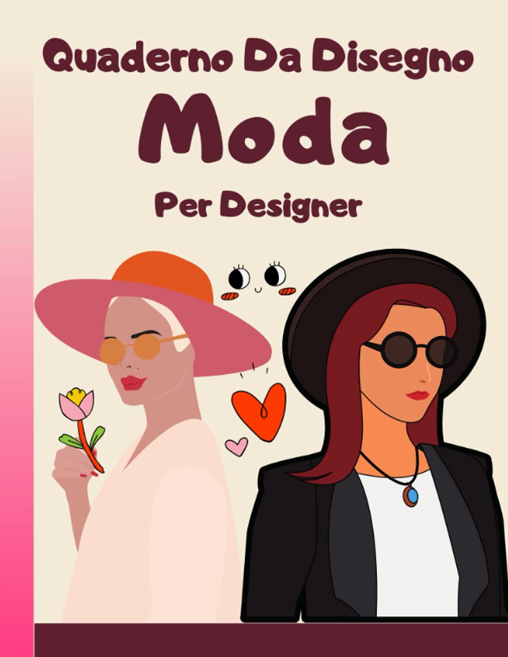 Sankara Fation DalyQuaderno Da Disegno Moda Per Designer: 120 pagine Fashion Design Figure Template per disegnare vestiti e scrivere note, per artisti, studenti e amanti della moda (minimalist Sketchbooks)