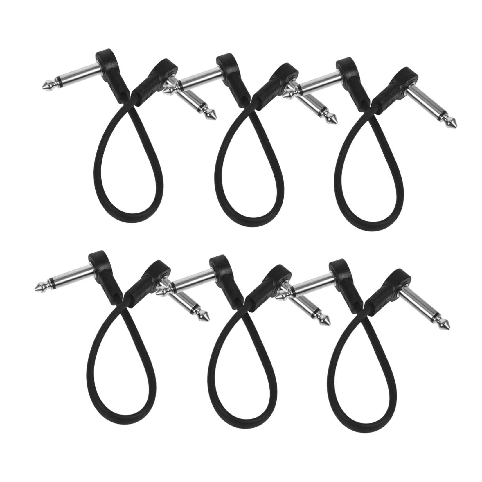 Toyvian 12stücke Gitarren-patchkabel Robuste Verbindung Für Effektpedale Geräuschlos Aus Sauerstofffreiem Gitarre Und Musikinstrumente