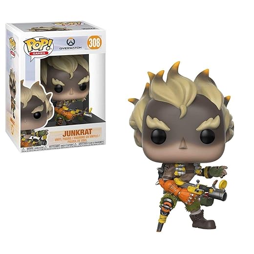 En Oferta Funko Pop Games: Overwatch-Junkrat, Multicolor