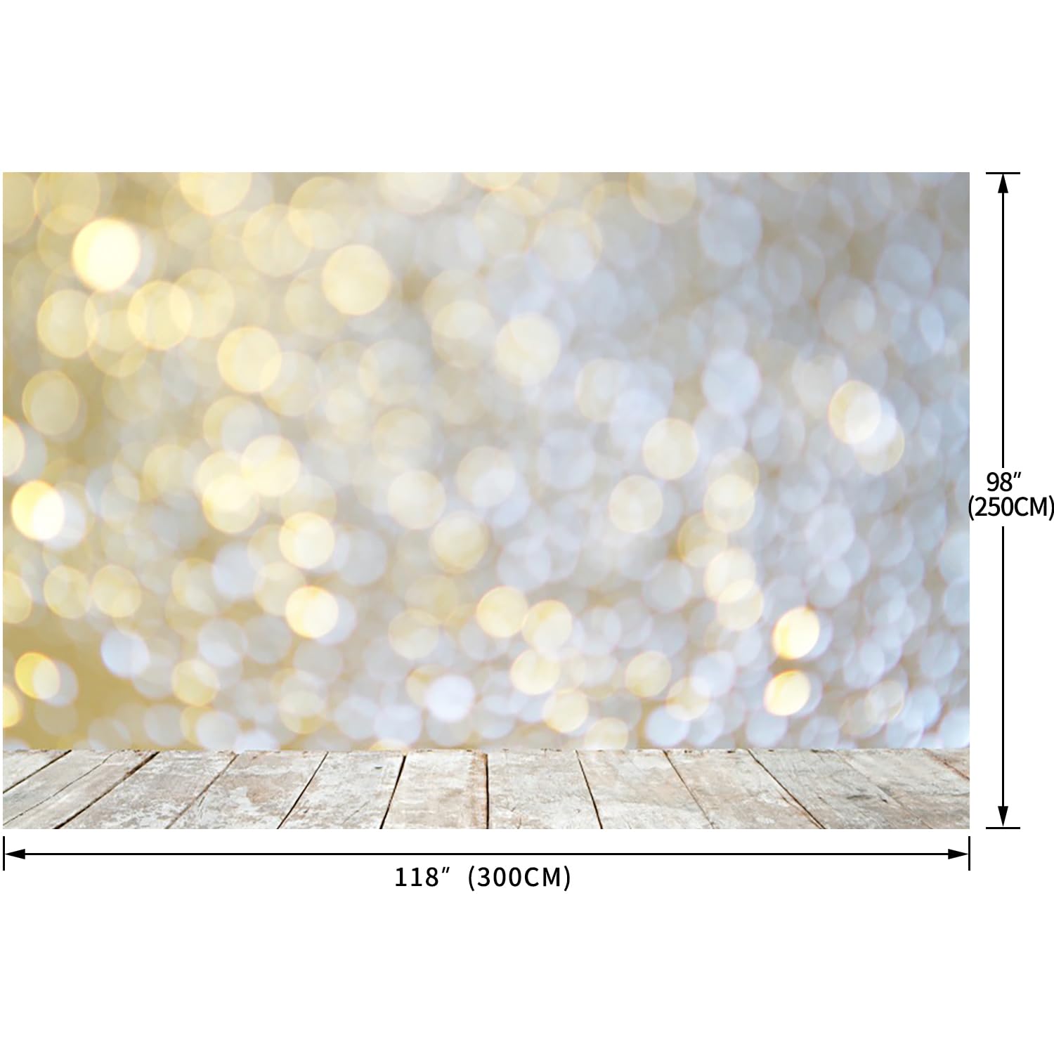 Sfondo per foto con brillantini, 3 x 2,5 m, oro e argento, in vinile, per matrimoni, compleanni, servizi fotografici, feste