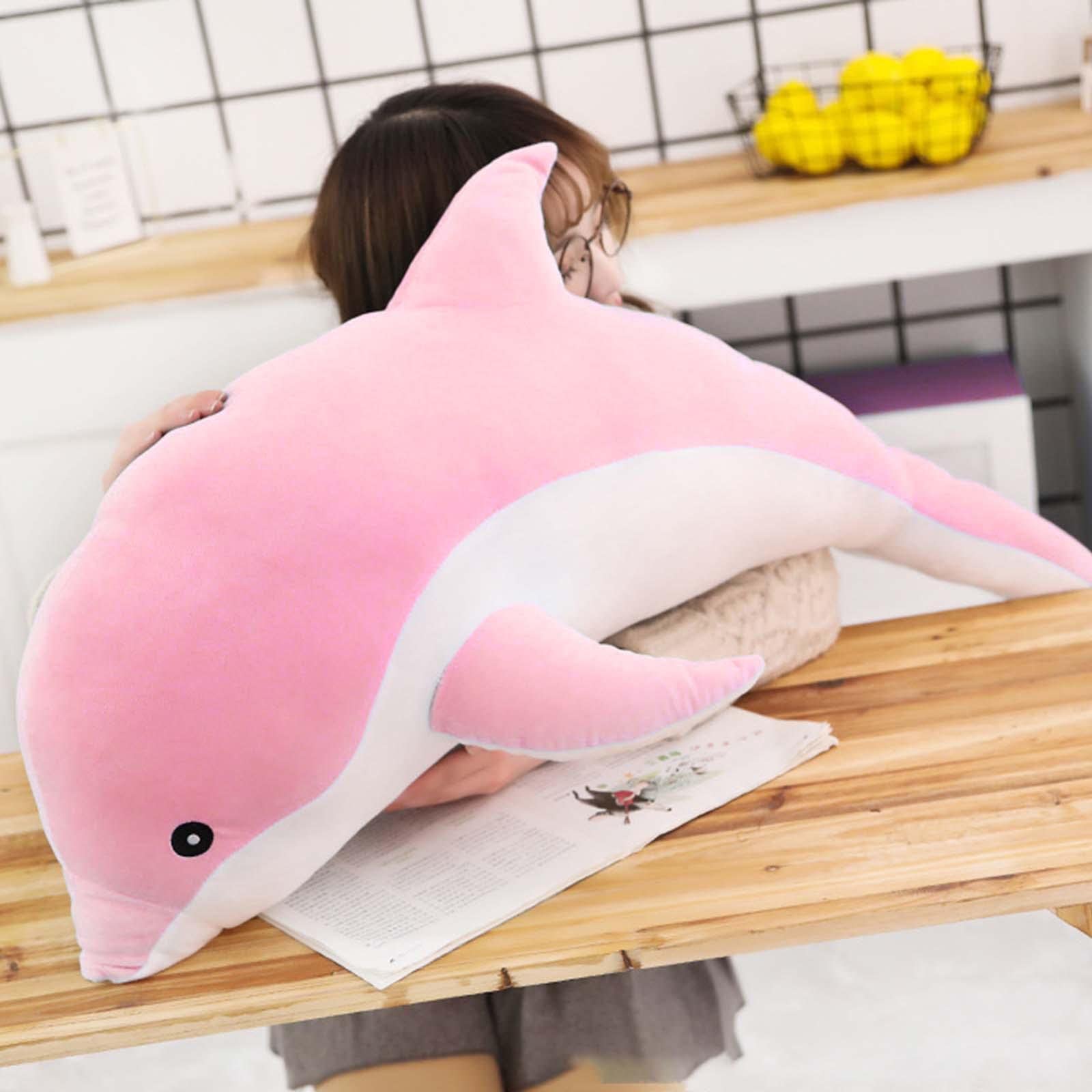 Delfin Kuscheltier Stofftier Plüschtier Tierfigur Extra Weich für Dekoration Sofa Auto Kinderzimmer Arbeitszimmer Geschenk