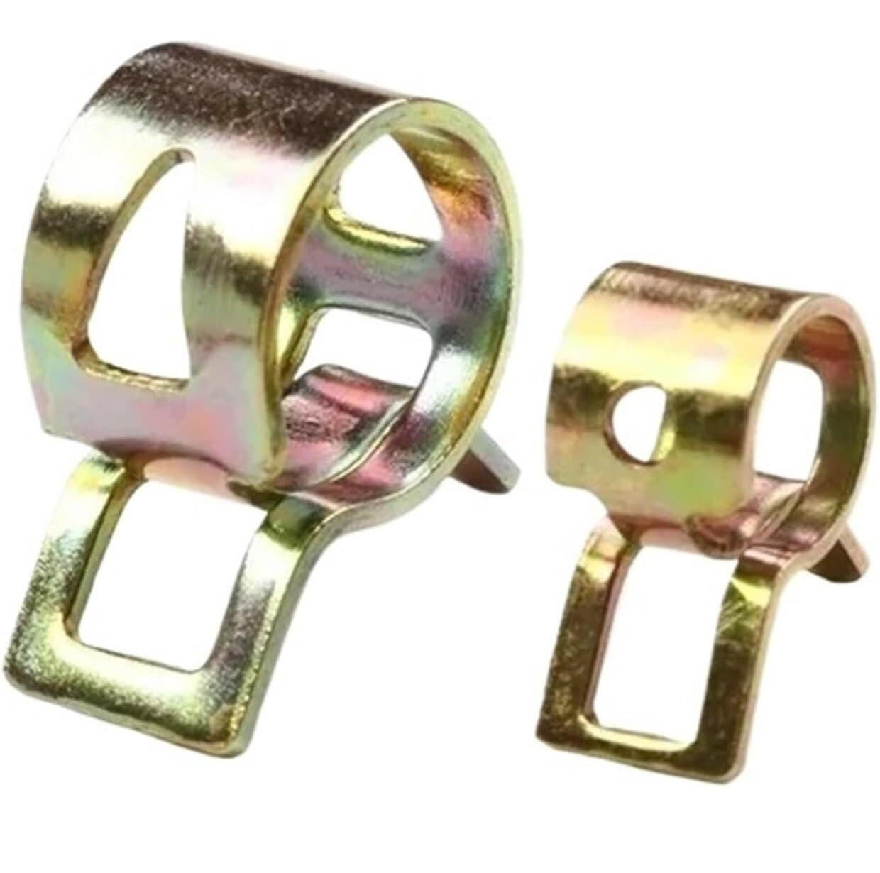 100/115/155/165pcs Spring Hose Clamps - 6-22mm Fuel Clip Silicone Tube Clamp for Automotive Use(100pcs)