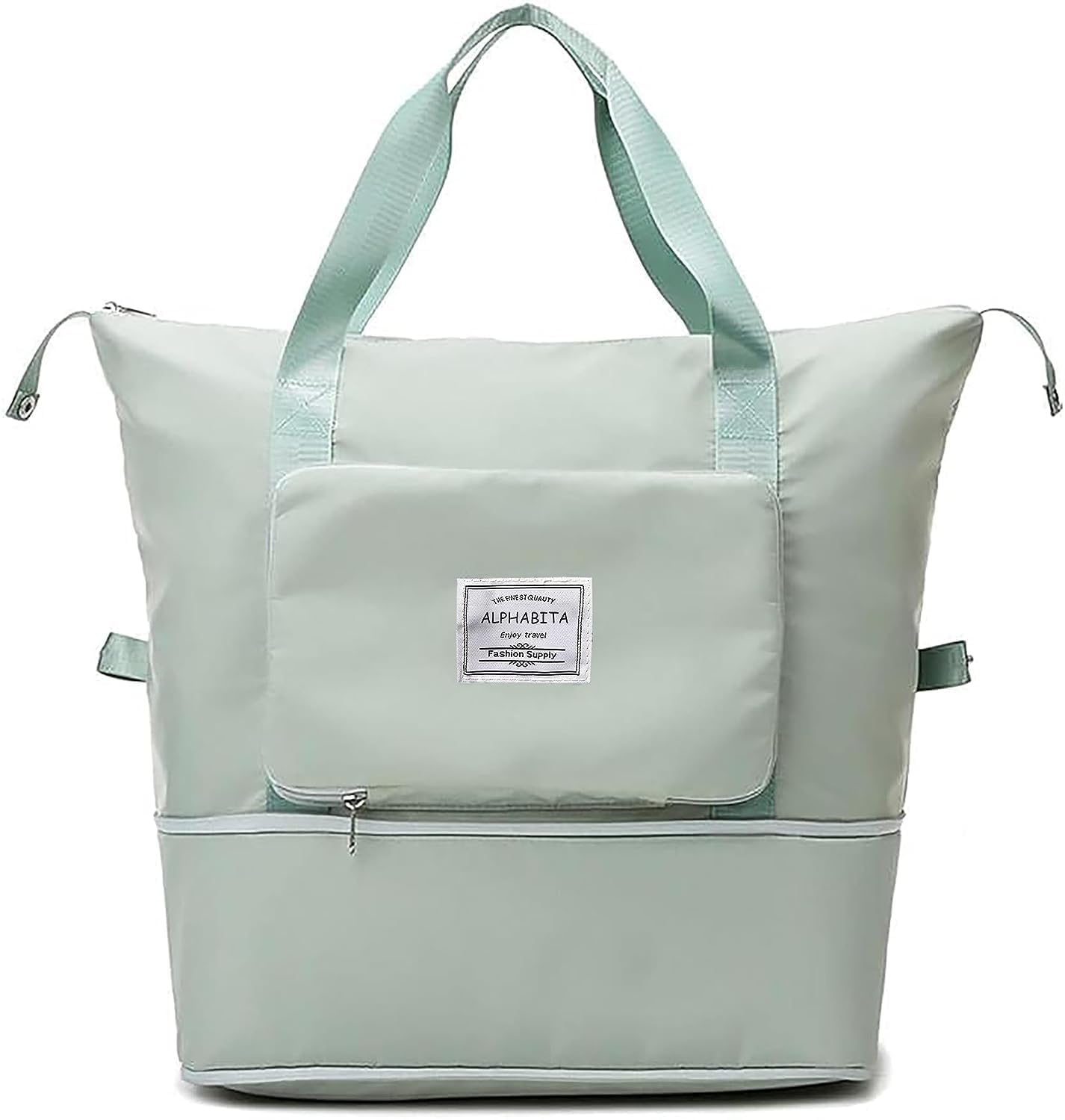 MANIYA ENTERPRISE Foldable Duffle Bag for Travelling | Waterproof and Large Travel Bag for Women Luggage | Expandable & Multipurpose Large Capacity Weekender Carry Bag for Women Travel (Green) MANIYA ENTERPRISE Foldable Duffle Bag for Travelling | Waterproof and Large Travel Bag for Women Luggage | Expandable & Multipurpose Large Capacity Weekender Carry Bag for Women Travel (Green)