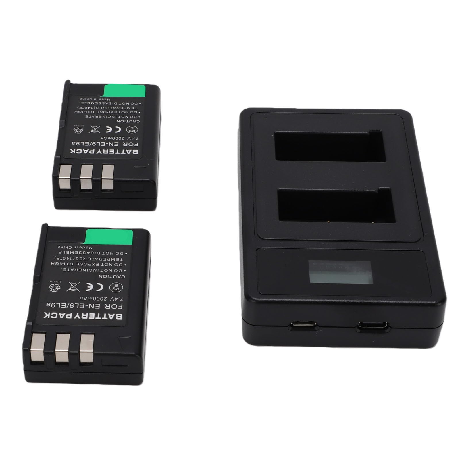 Matybobe Cargador USB Doble para Baterías de Cámara, Solución de Carga