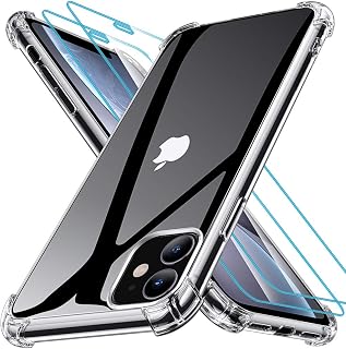 iPhone 11 Hülle 2019, iPhone 11 Handyhülle Hochwertig Leicht TPU Durchsichtig Weiche Silikon [Anti-Kratzer] [stoßdämpfend] Bumper Schutzhülle für iPhone 11 - Kristallklar ( 6.1")