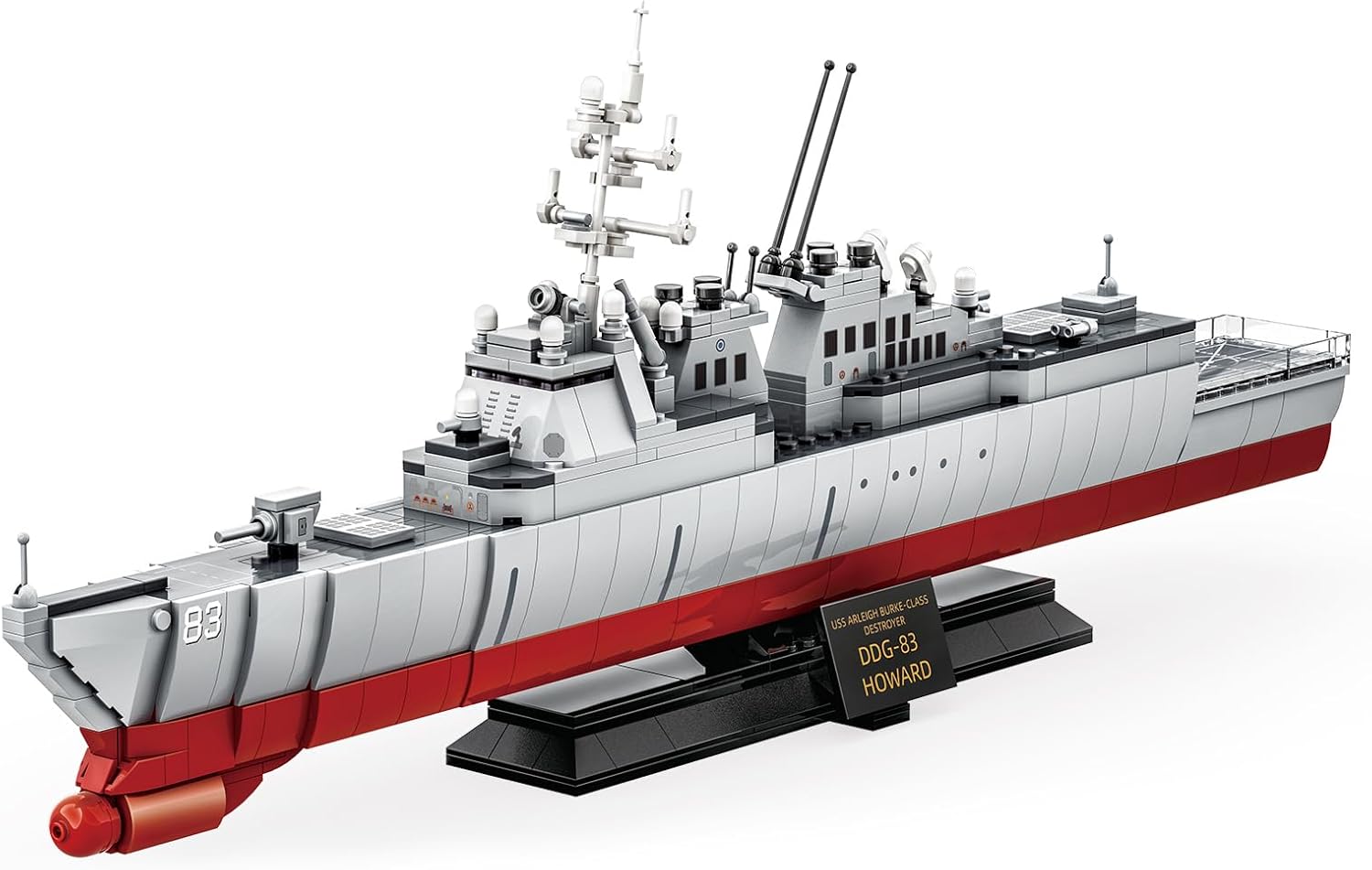 Mov stone Navy Destroyer Building Set, A Gift Compatible with Lego Sets for Boys 8-14 & Adults, Perfect for Military Enthusiasts and Builders Alike (600pcs)