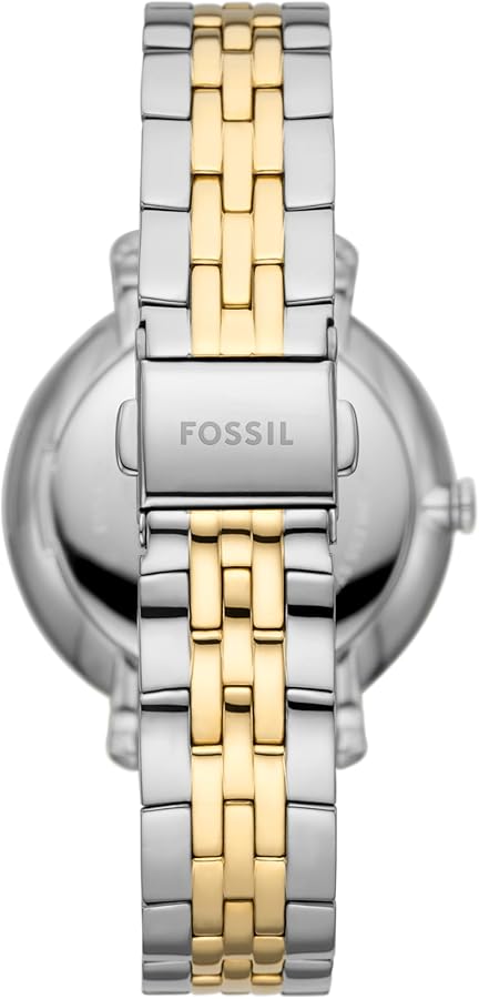 Amazon.com: Fossil Women's Jacqueline Moonphase Watch, Two Tone