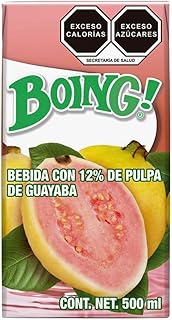 Jugo Boing Guayaba | Guava Authentic Mexican Juice 500 ml Pack of 6