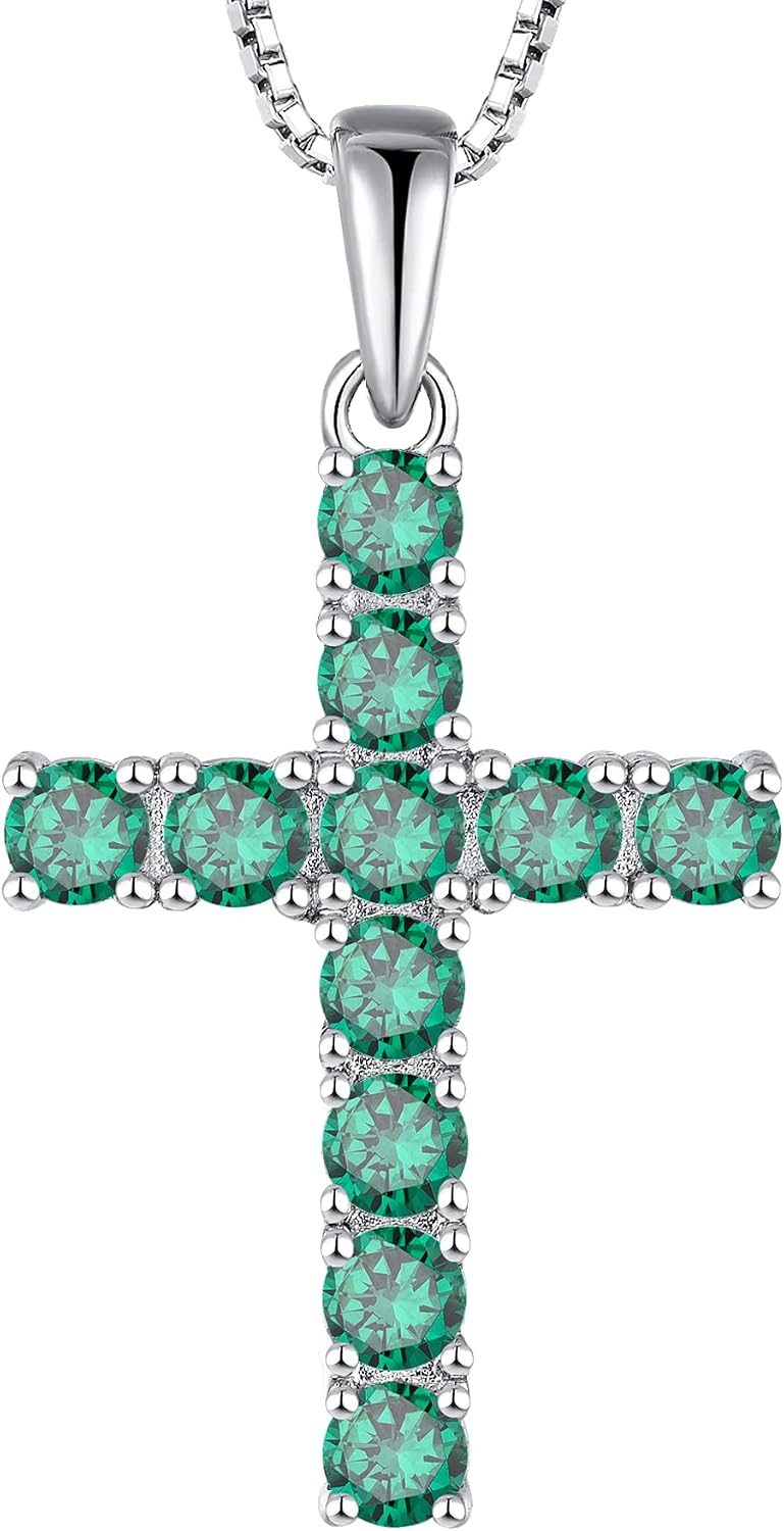 Buy YL Women's Cross Necklace 925 