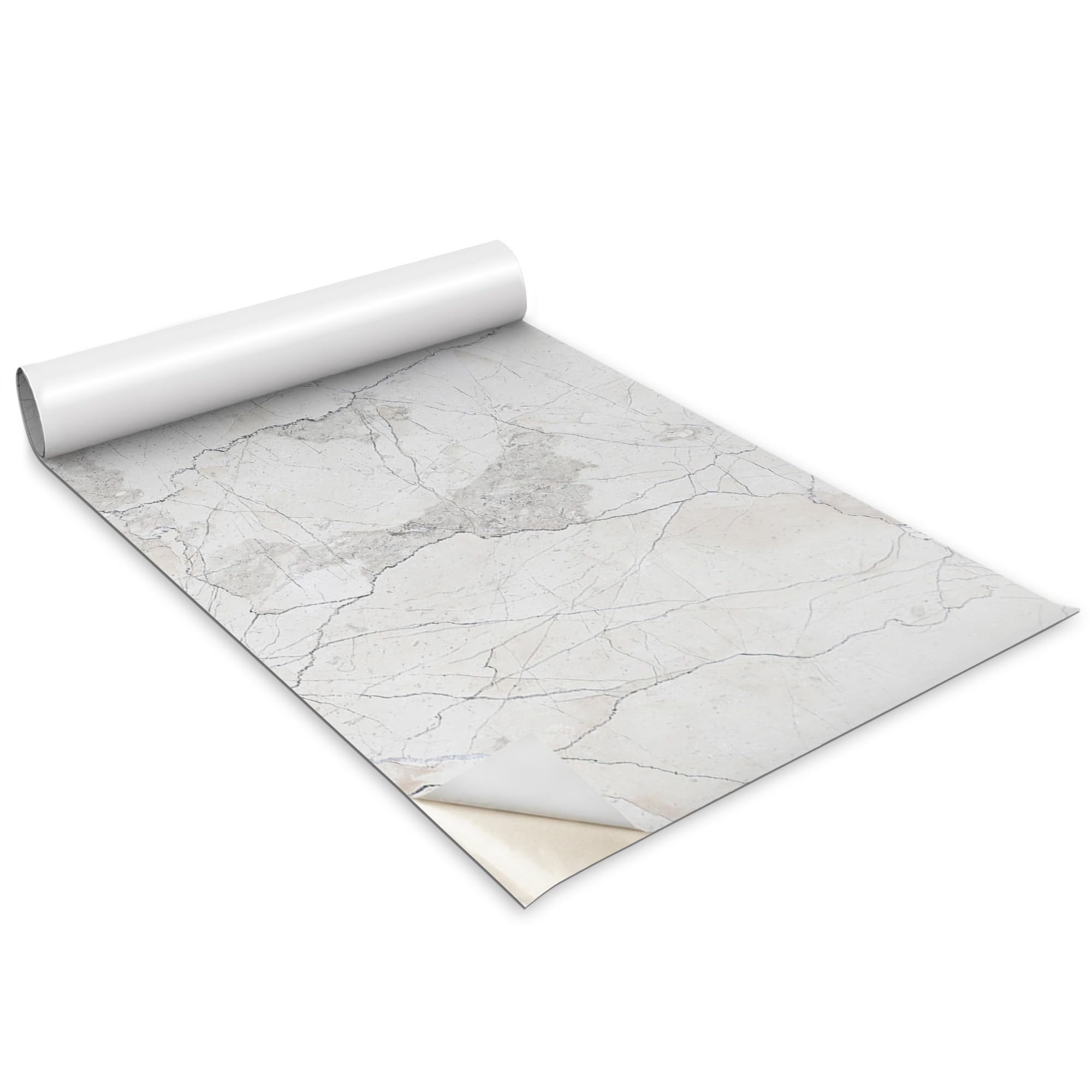 Vinilo para cocina de mármol delicado autoadhesivo lavable para forrar mesas y puertas