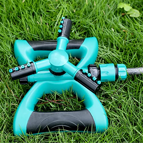 Lawn Sprinkler Rotating Sprinkler For Yard Large Area Coverage Water Sprinklers For Lawns And Gardens, Adjustable Gardening Irrigation System Waterpark Toys #TOP7