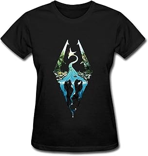 elimina Damen'S Wallpaper The Elder Scrolls T Shirt