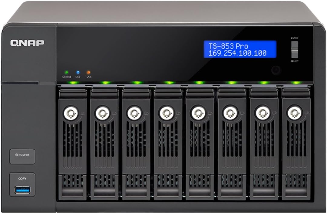 Qnap Network Attached Storage (TS-853-PRO-8G-US)