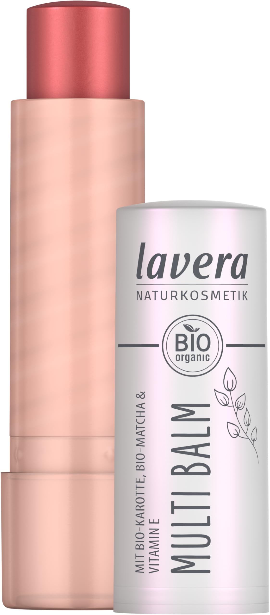 lavera Multi Balm Sunrise Rosé 04, for eyes lips or cheeks, intense colour, fresh glow, melt-in texture, effortless blending - Image 2