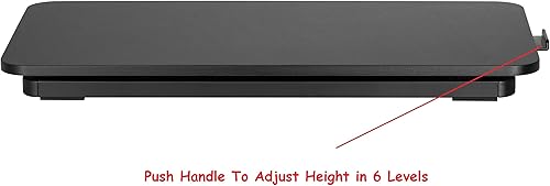 Miniatura 4 de Mount Plus KBT10 - Soporte ultradelgado para laptop, teclado y mouse de 24 pulgadas, elevador ajustable para escritorios de pie  Eleva hasta 15.6