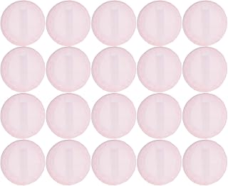 20Pcs Velour Cotton Makeup Puffs Portable Powder Applicators for Loose and Pressed Powder Oil Control Reusable and Washable for Foundation and Highlighter for