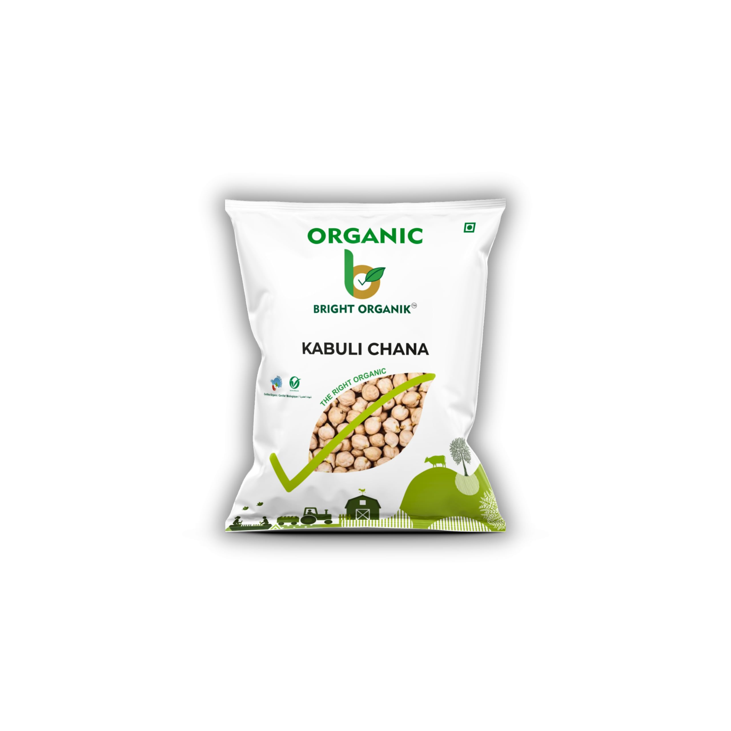 Bright Organik,Certified Organic Kabuli Chana | 500 Grams | A1 Grade Quality, Naturally Processed, Pesticides Free, Chemical Free, Essential Nutrients like Iron, Folate, Magnesium & Vitamin B6. (B0CFRHLTRM) Amazon Price History, Amazon Price Tracker