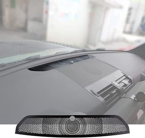 YIWANG aleación de aluminio panel de instrumentos de coche salida de aire anti-bloqueo malla cubierta decoración para Land Rover Defender 90 110