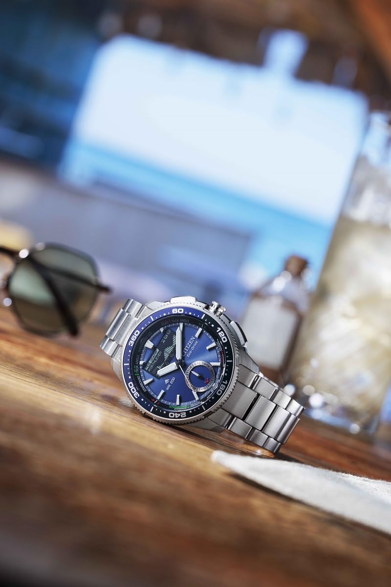 Citizen Promaster Eco-Drive Uhr für Herren Wave Tracker Blau JV3006-50L