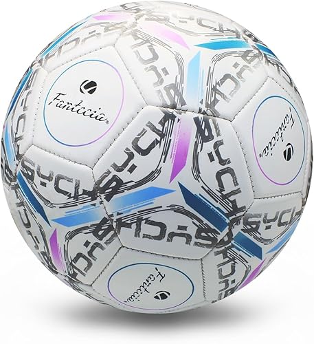Miniatura 2 de Balón de fútbol oficial tamaño 5 para interiores y exteriores, pelota de fútbol suave al tacto con bomba, uso adulto y joven