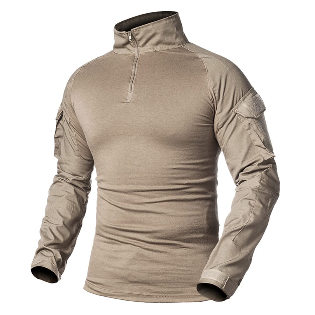 Camiseta de Combate Militar de Soldados para Hombres, Camisetas de Camuflaje de Manga Larga, Camisetas de Paintball