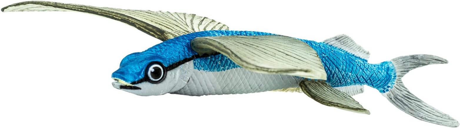 Safari Ltd Flying Fish Toy Figure - Multi Color