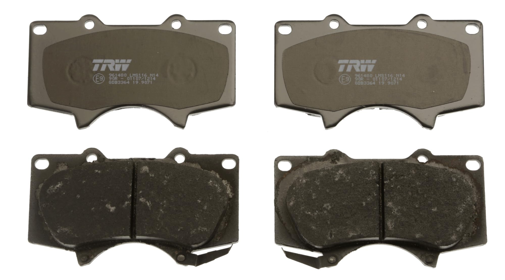 TRW GDB3364 Kit De Plaquettes De Frein Frein à Disque COTEC pour Toyota Hilux VIII Pick-up (_N1_) 2015 - Essieu Avant et autres