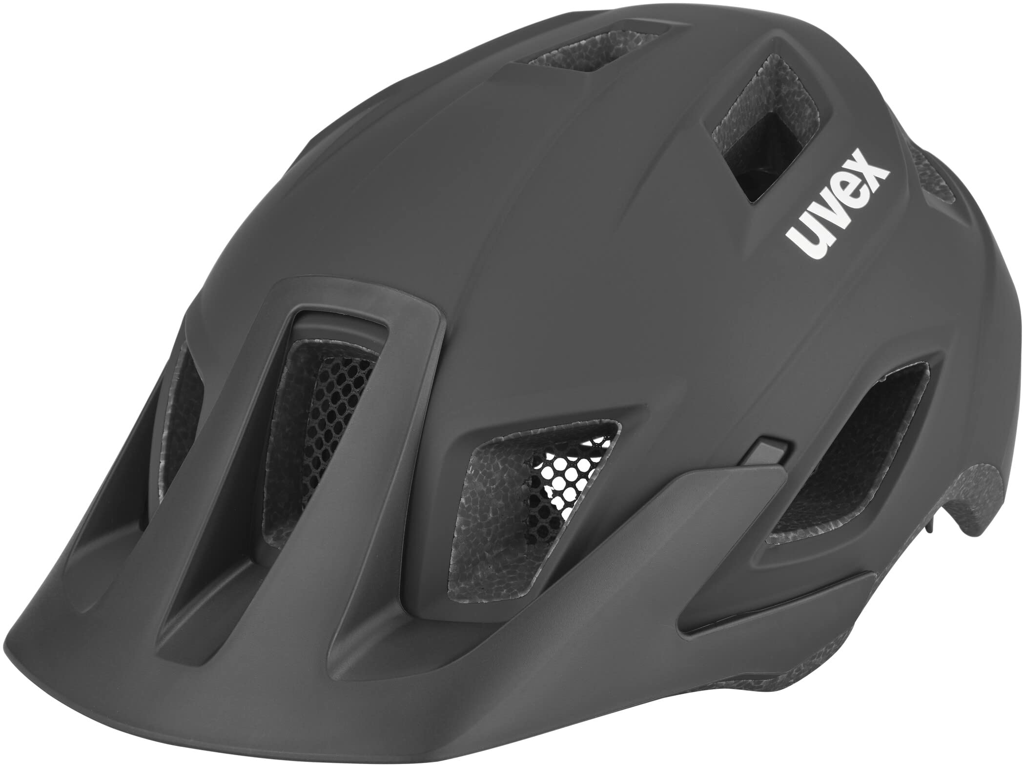 uvex access Mountain Bike Helmet for Men Women Lightweight Mountain Bike Helmet Individual Size Adjustment Optimized Ventilation Black 52-57cm : 