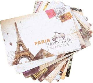 Halloluck 90 Pcs Vintage Retro Old Travel Postcards for Worth Collecting, Collectable Vintage Postcards, 9 Different Designs