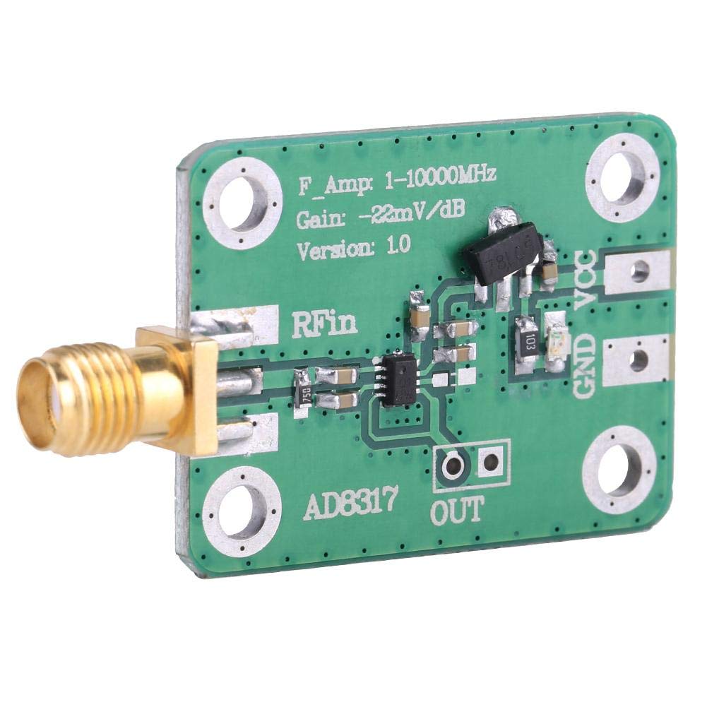 Yosoo Health Gear Logarithmischer Detektor, RF Logarithmischer Detektor HF-Signal Leistungserkennung HF-Leistungsmesser AD8317 Hochfrequenz-Logarithmischer Detektor