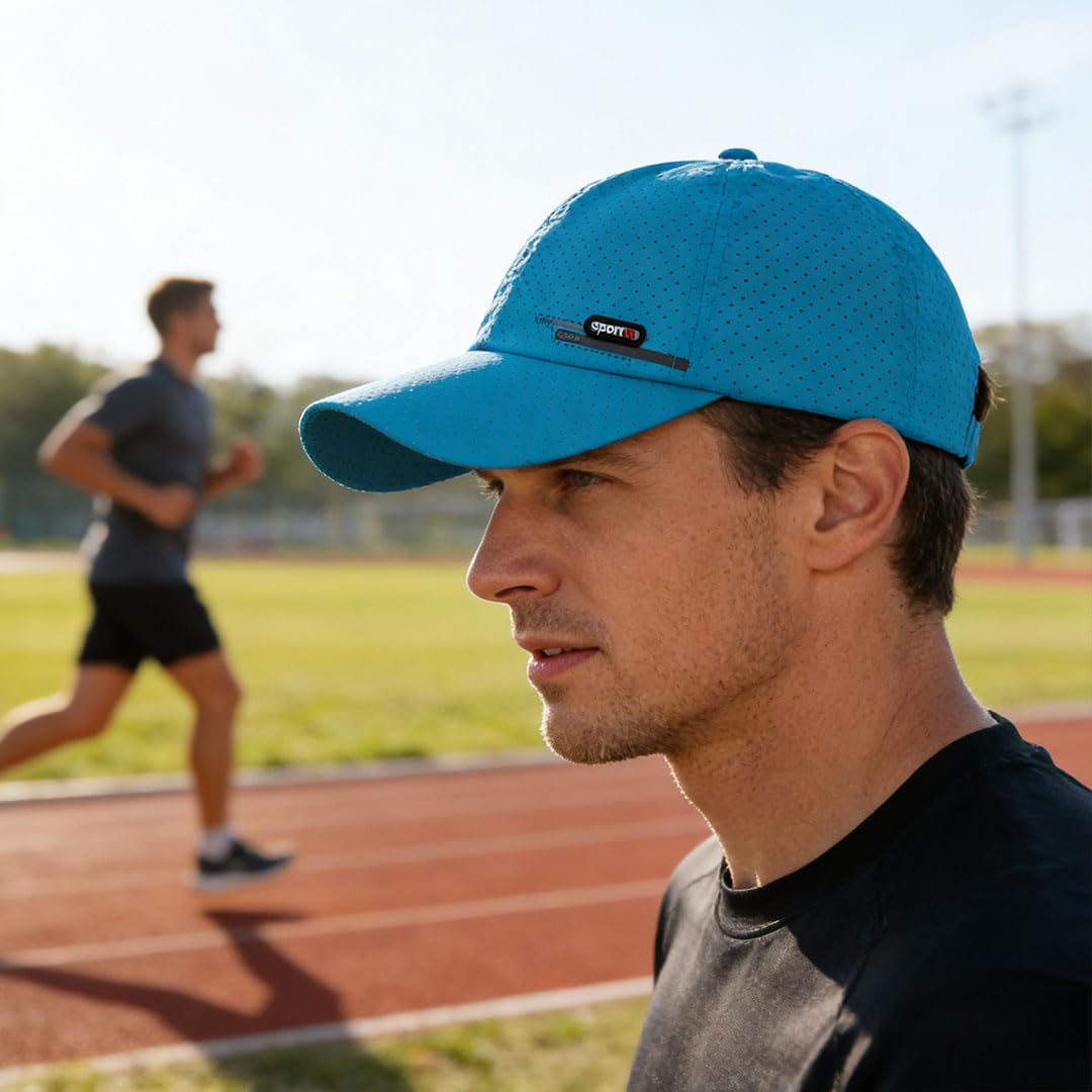Gorra de BéIsbol de Transpirable para Hombre Gorra el Sol Moda Gorra Running Hombre Mujer Ajustable Sombrero Verano Gorra Beisbol - 4