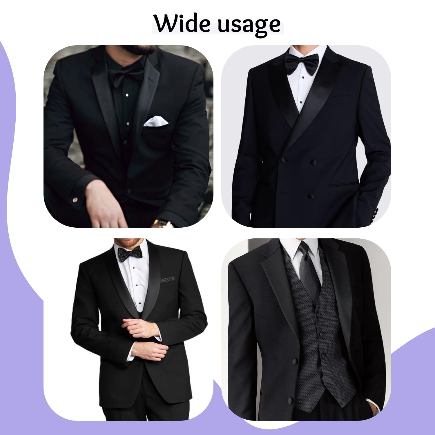 Amazon.com: 50 Pcs Black Tuxedo Buttons 0.6 inch (15 mm) 24L Round 
