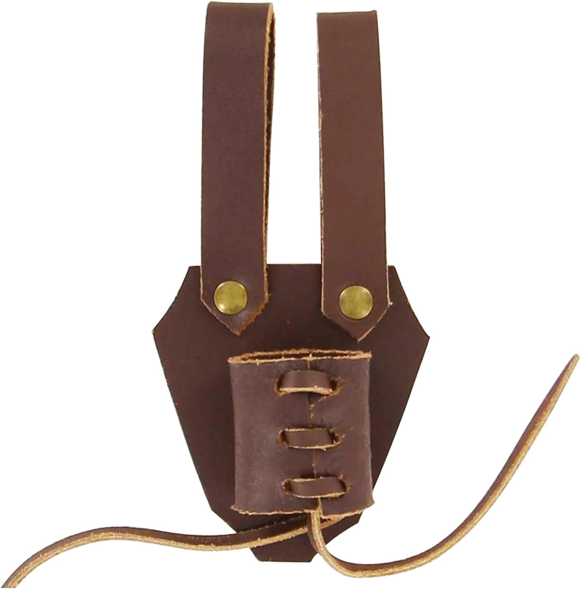 Armory Replicas™ - Genuine Leather Dagger Holster – Medieval Inspired Adjustable Small Weapon Sword Frog